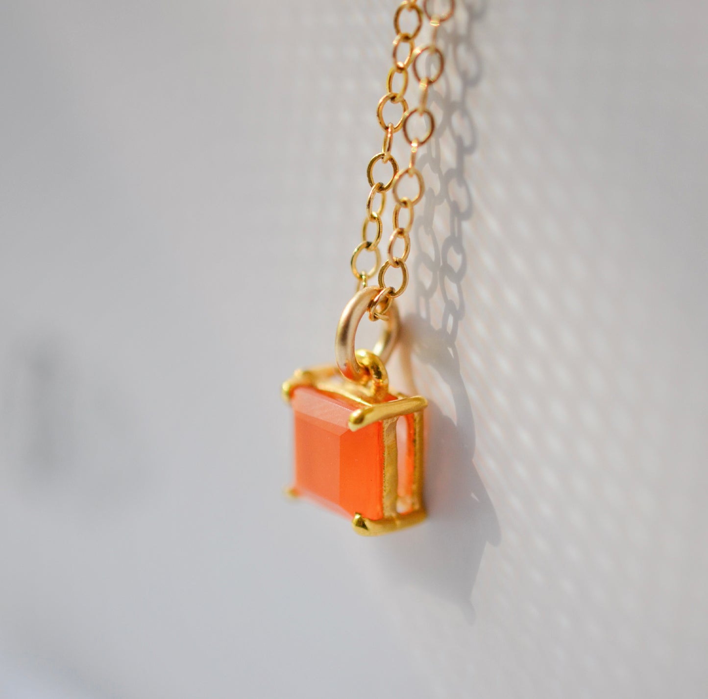 Sienna Necklace: Carnelian