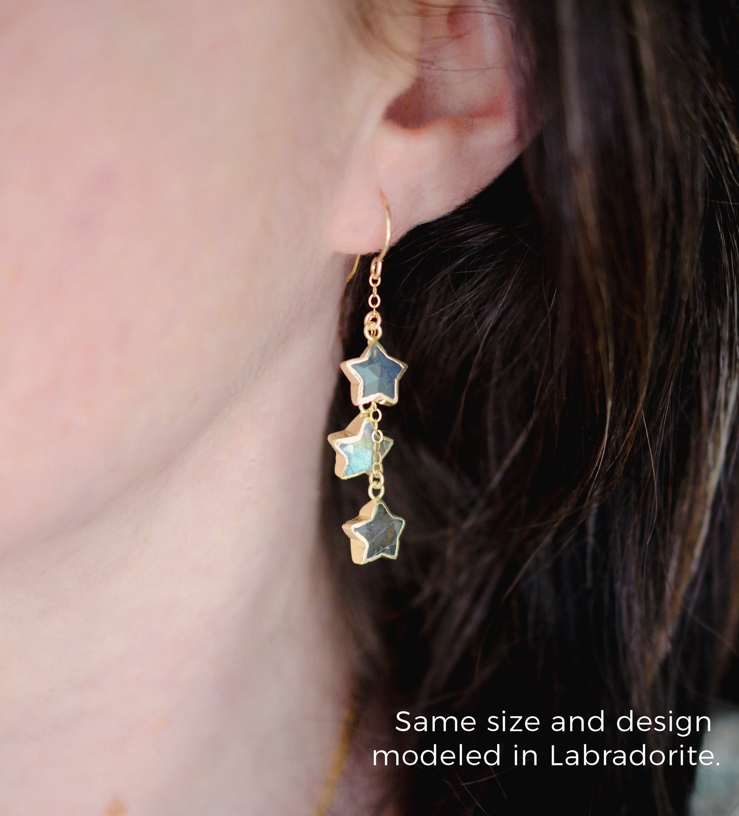 Amethyst Stargazer Earrings