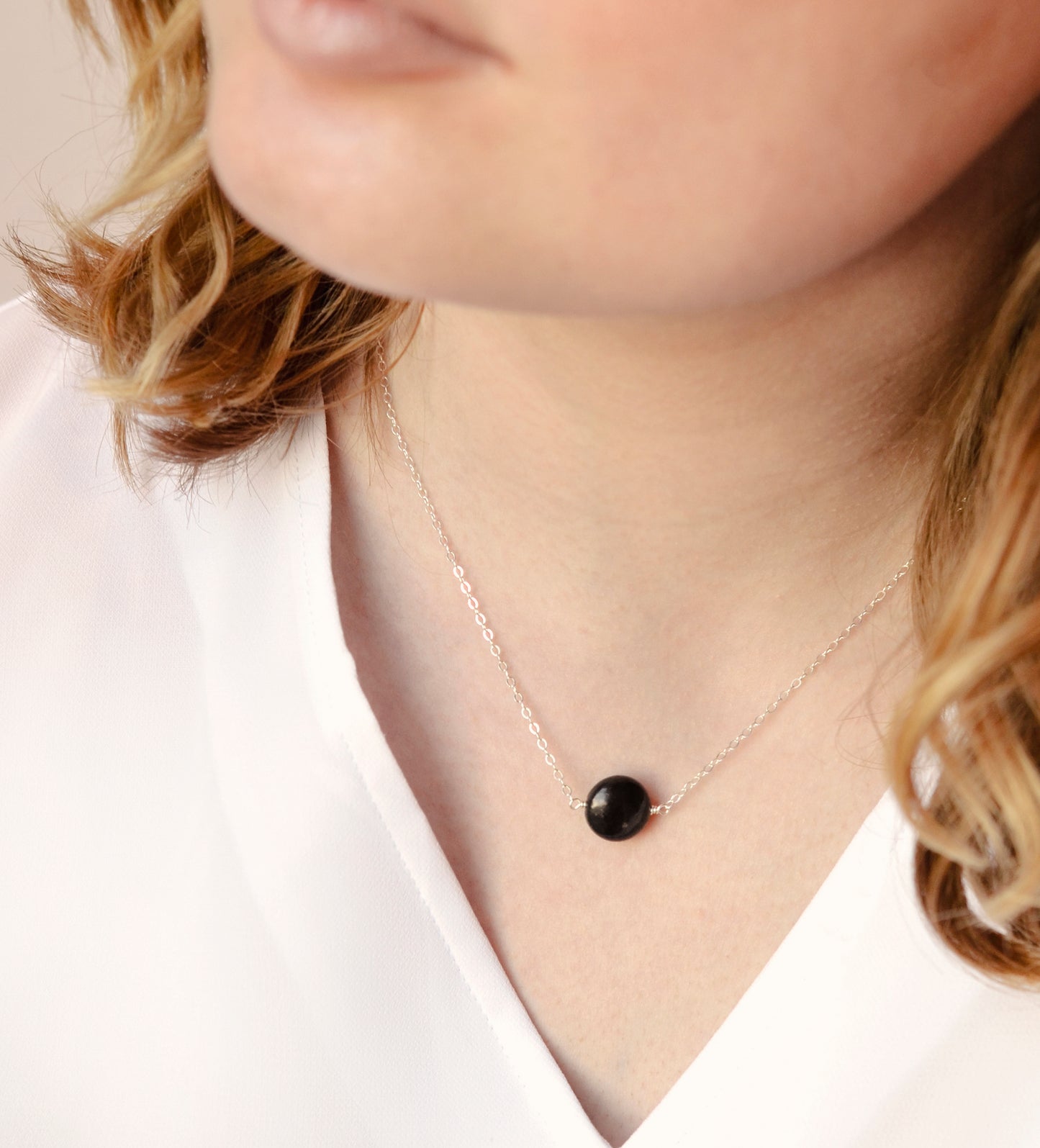 Shungite Coin Necklace