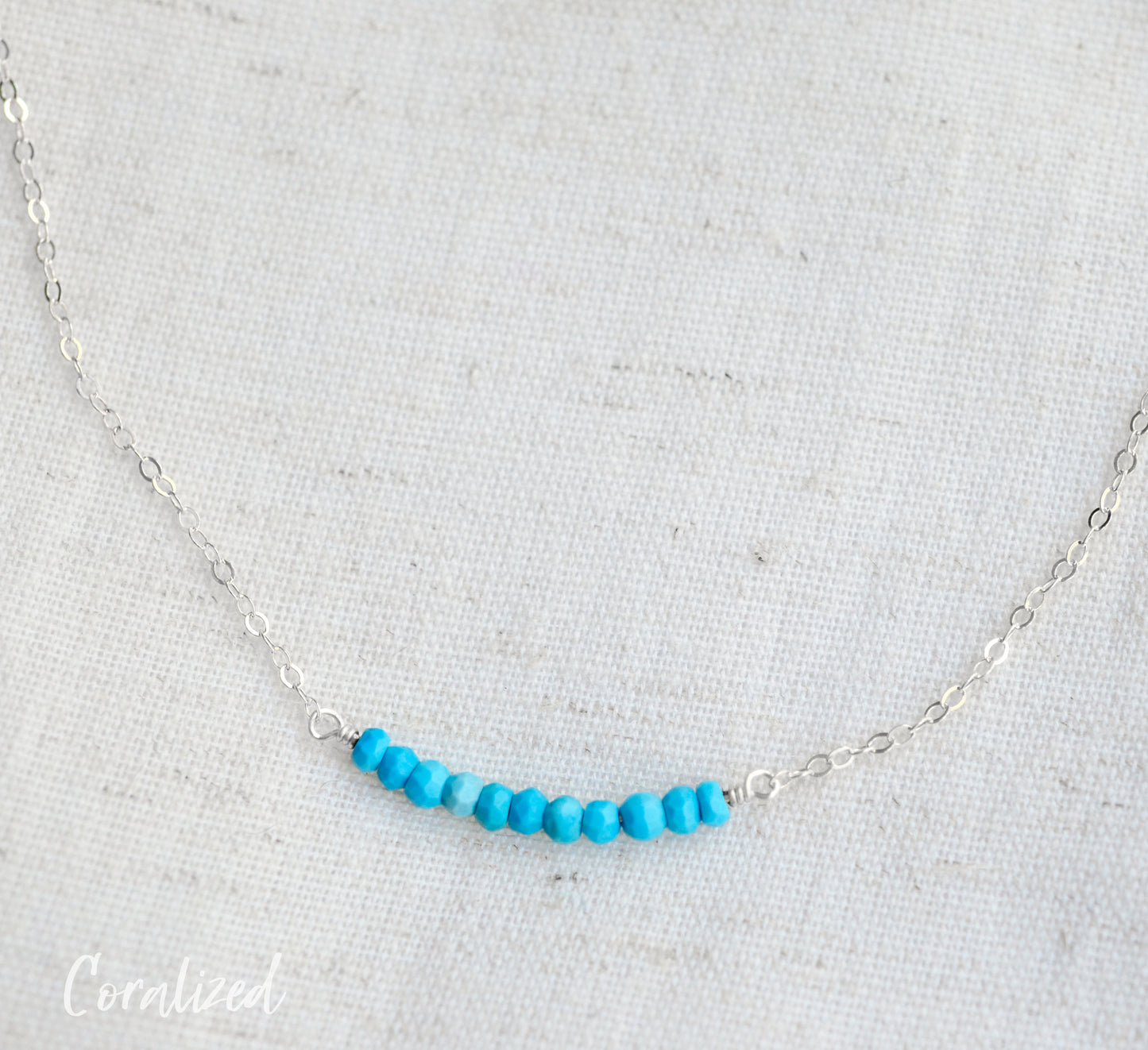 Turquoise Bar Necklace
