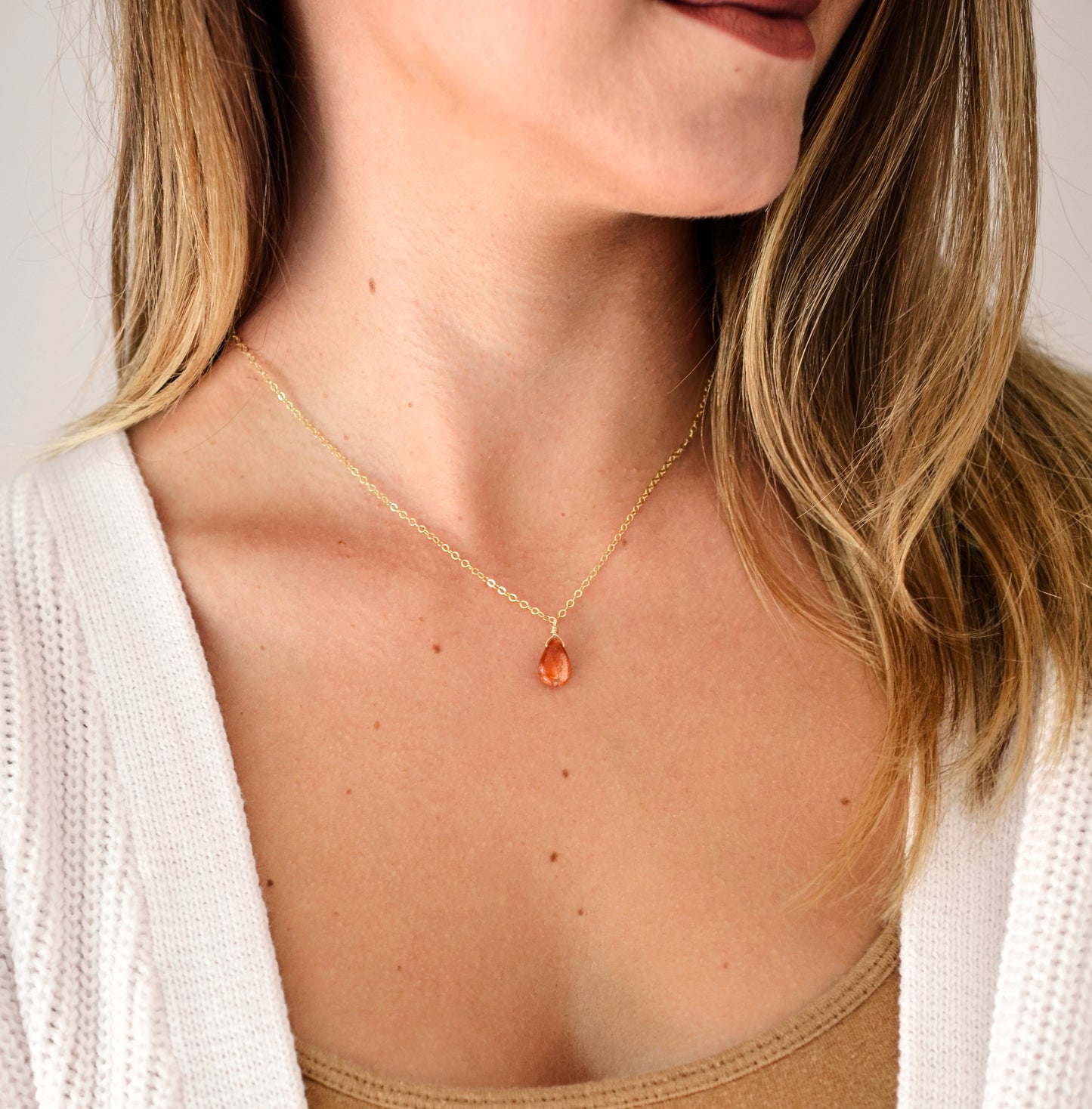 Sunstone Necklace