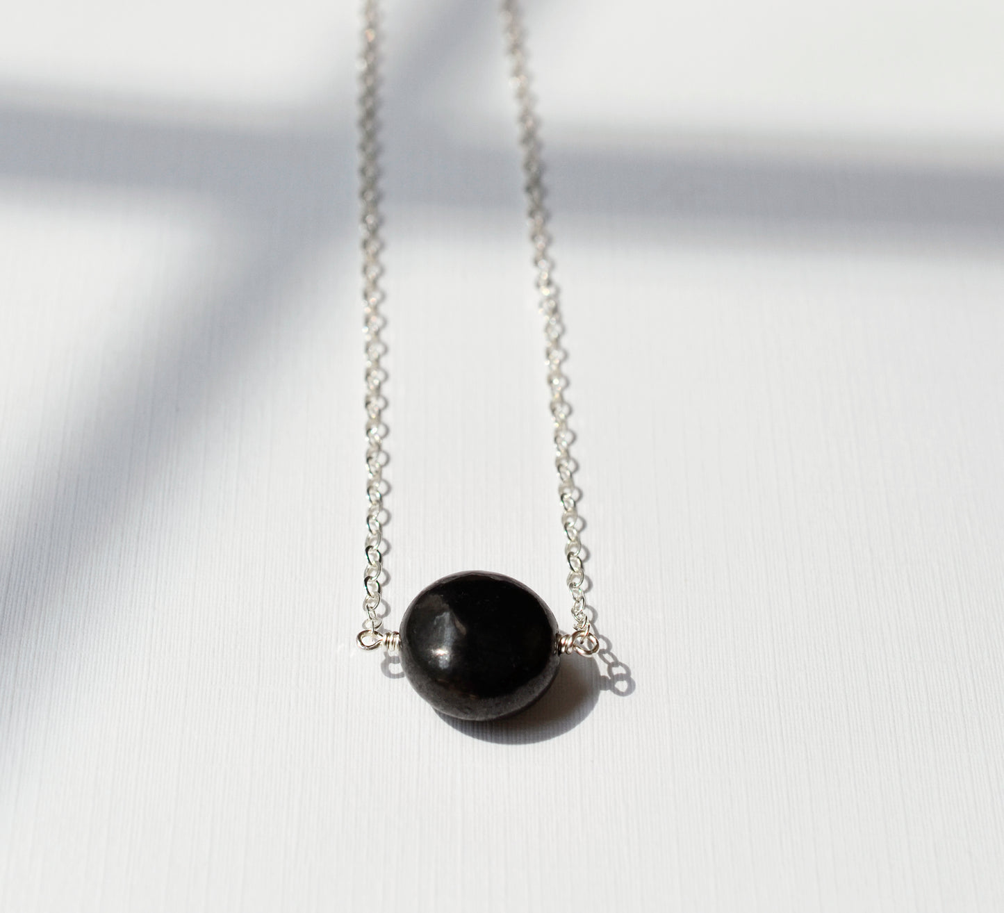 Shungite Coin Necklace