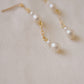 Droplet Pearl Earrings in 14k Gold Filled or Sterling Silver