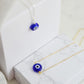 Small Blue Evil Eye Necklace