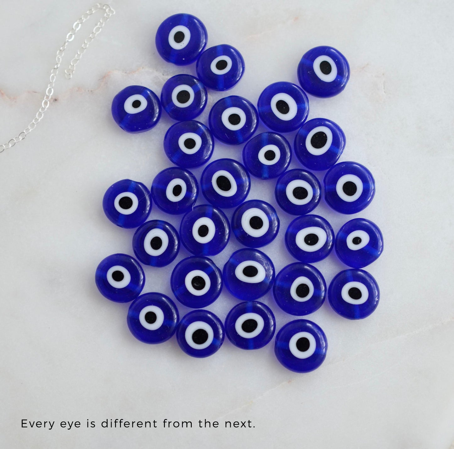 Small Blue Evil Eye Necklace