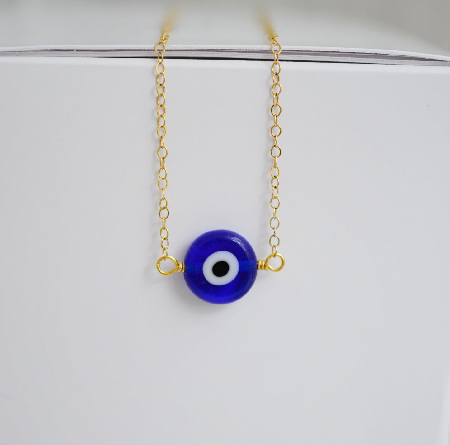 Small Blue Evil Eye Necklace