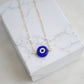 Small Blue Evil Eye Necklace