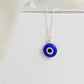 Small Blue Evil Eye Necklace