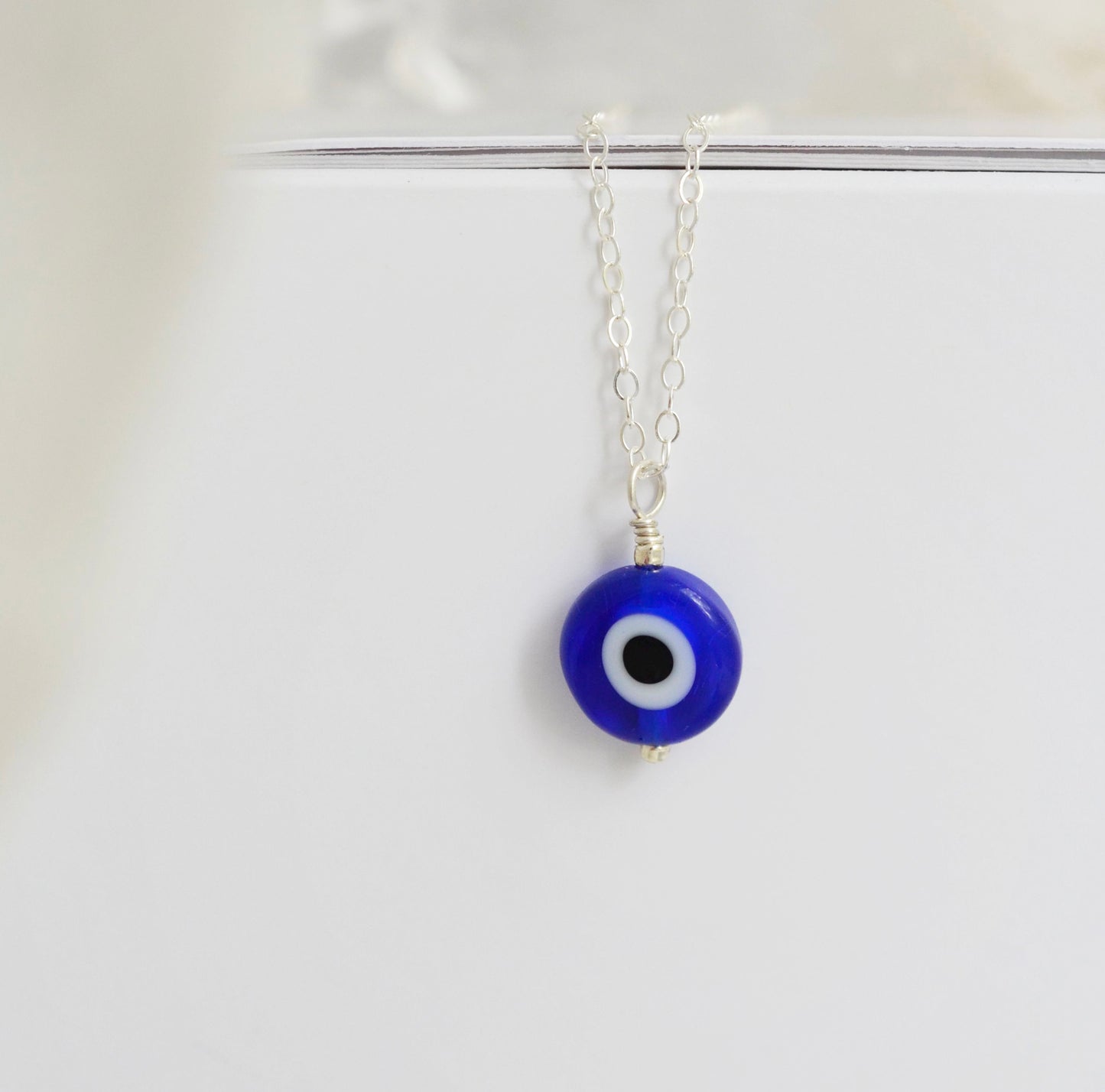 Small Blue Evil Eye Necklace