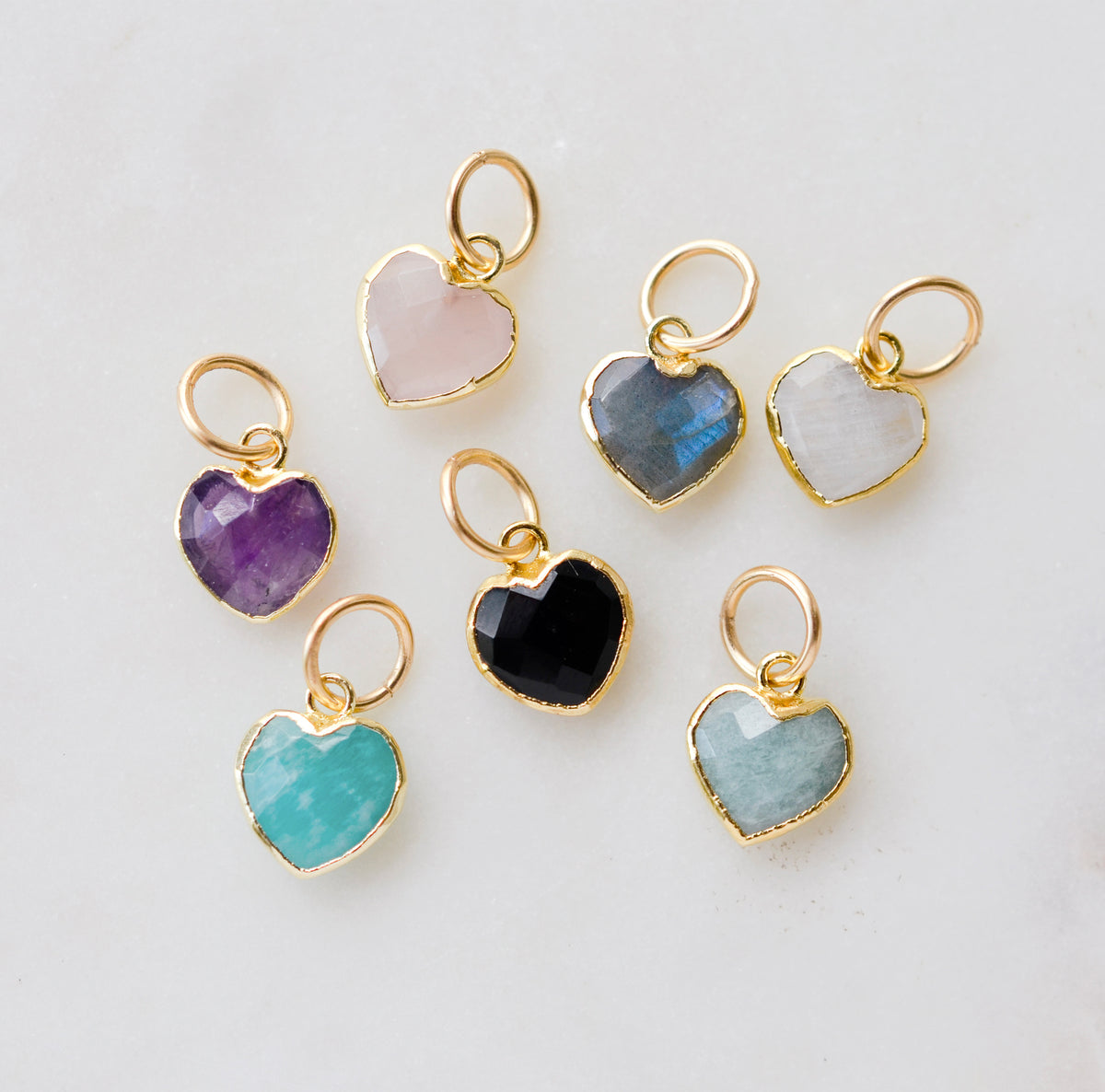 Gemstone Heart Pendant