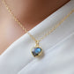 Labradorite Heart Necklace in 14k Gold Filled