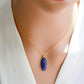 Lapis Lazuli Faceted Oval Necklace