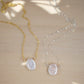 Natural White Freshwater Pearl Necklace, Sterling Silver or 14k Gold Filled