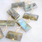 Astra Earrings - Long Labradorite Dangles