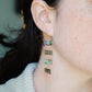 Astra Earrings - Long Labradorite Dangles