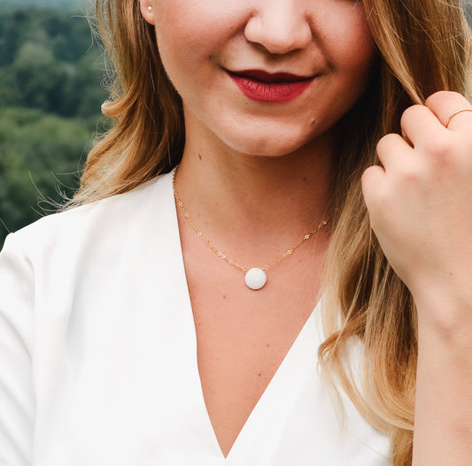 White Quartz Necklace