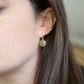 Natural Yellow Citrine Dangle Earrings