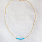 Turquoise Bar Necklace