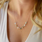 Natural Multi-Color Burma Jade Necklace, Silver or Gold Filled