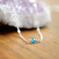 Mini Blue Apatite Necklace