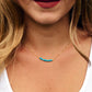 Turquoise Bar Necklace